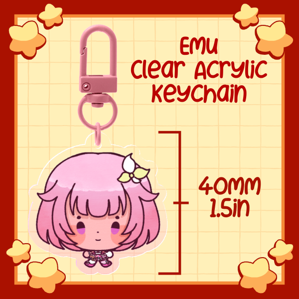 - Project SEKAI - Emu Chibi Keychain