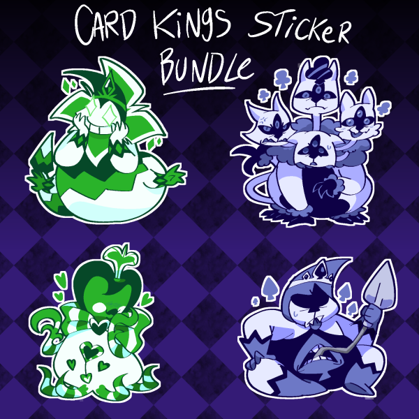 Card Kings Sticker Set