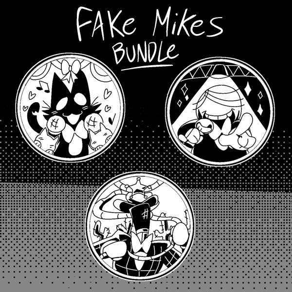 Fake Mikes Badge Set