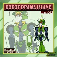 OC Nitron - Robot Drama Island - Acrylic Keychains