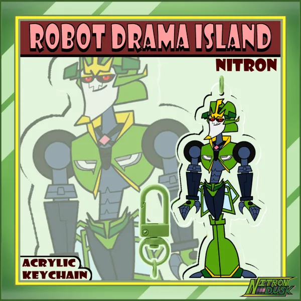OC Nitron - Robot Drama Island - Acrylic Keychains