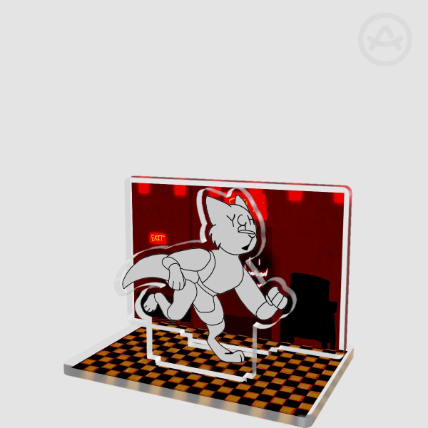 Double Insert Acrylic Standees