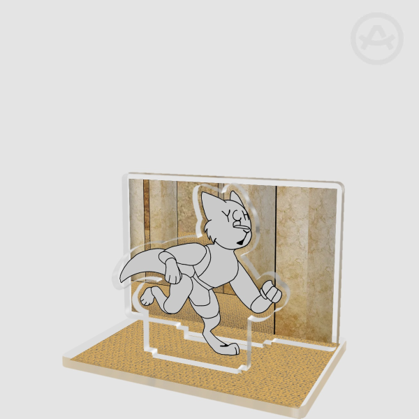 Double Insert Acrylic Standees