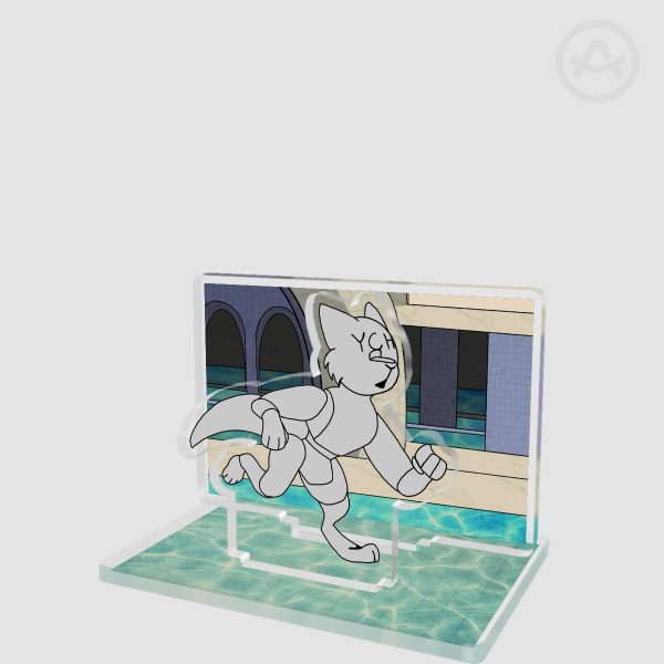 Double Insert Acrylic Standees