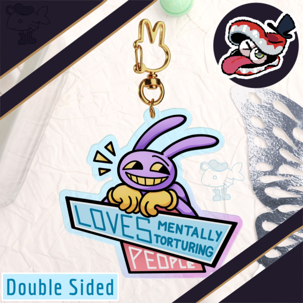 Jax Double Sided Acrylic Keychain 