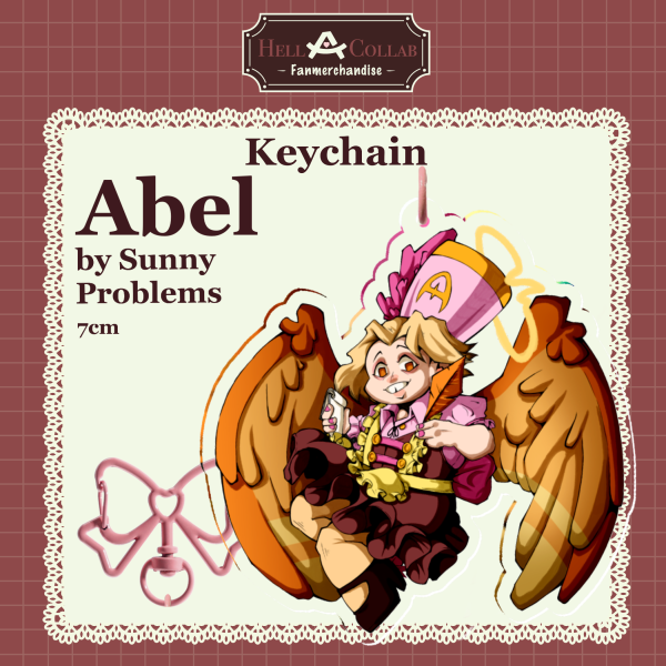Abel - Acrylic Keychain - Hellacollab Maid Cafe Collection