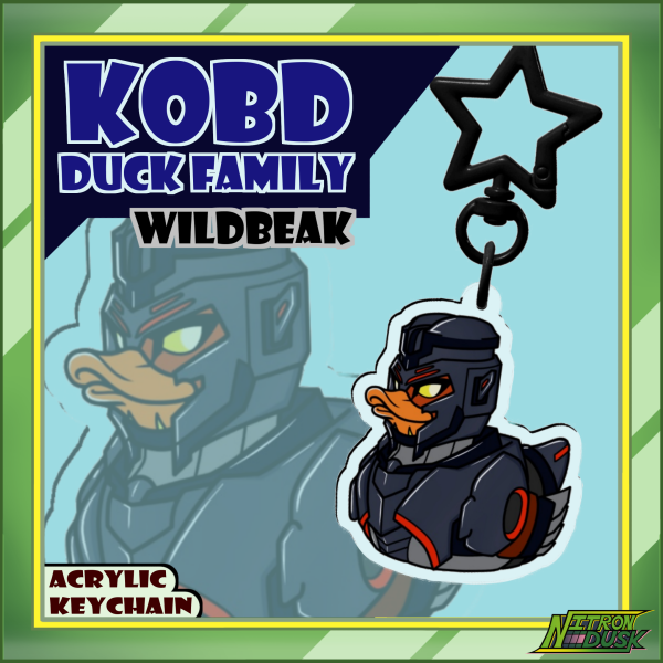 Wildbeak - KOBD Duckies - Clear Acrylic Keychain