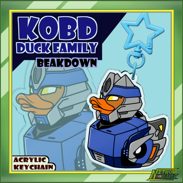 Beakdown - KOBD Duckies - Clear Acrylic Keychain