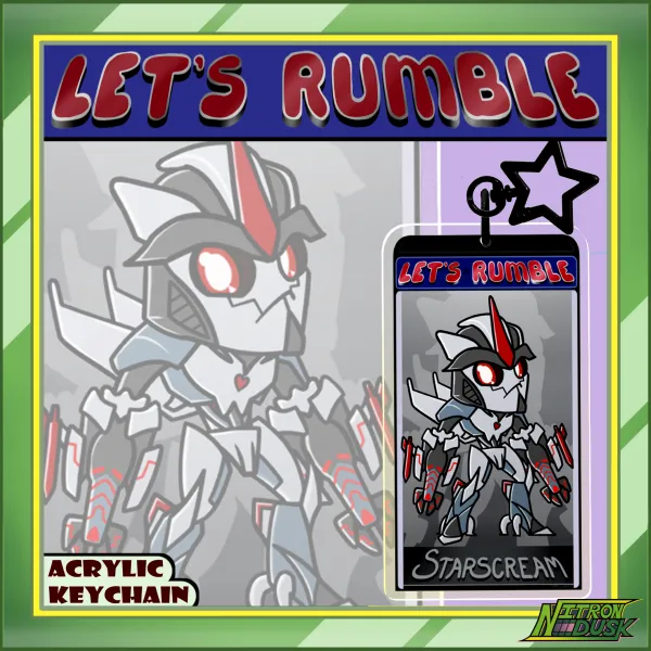 Starscream - Let's Rumble - Acrylic Keychains