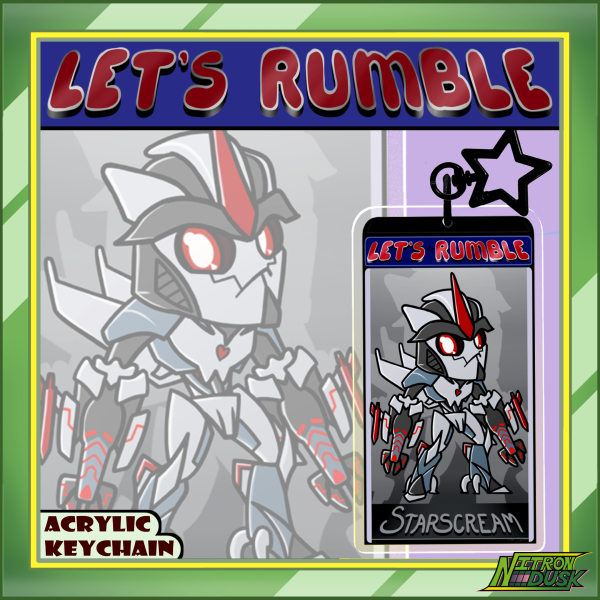 Starscream - Let's Rumble - Acrylic Keychains