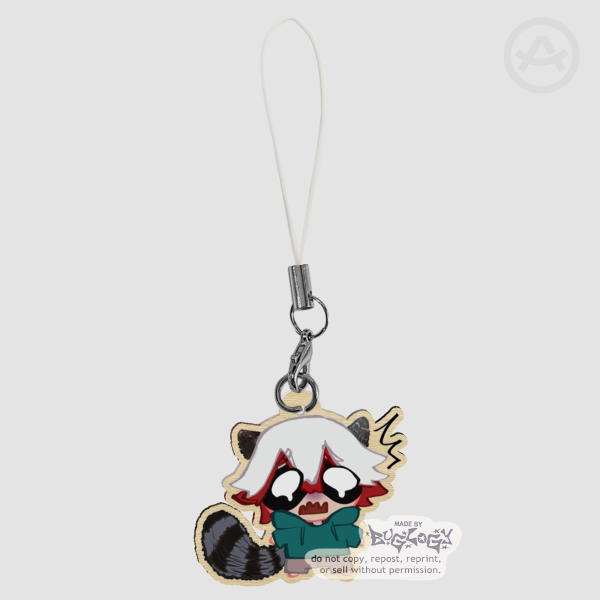 Raccoon Fu Orostor Phone Charm