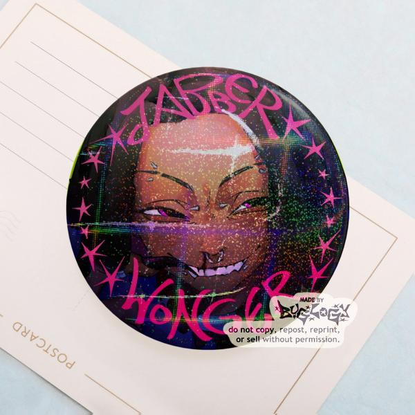 Jabber Wonger Round Badge