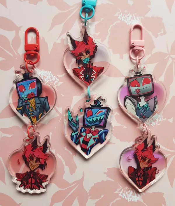 Radiostatic "Hanahaki Disease" Keychain Bundle