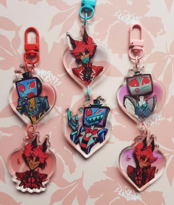 Radiostatic "Hanahaki Disease" Keychain Bundle