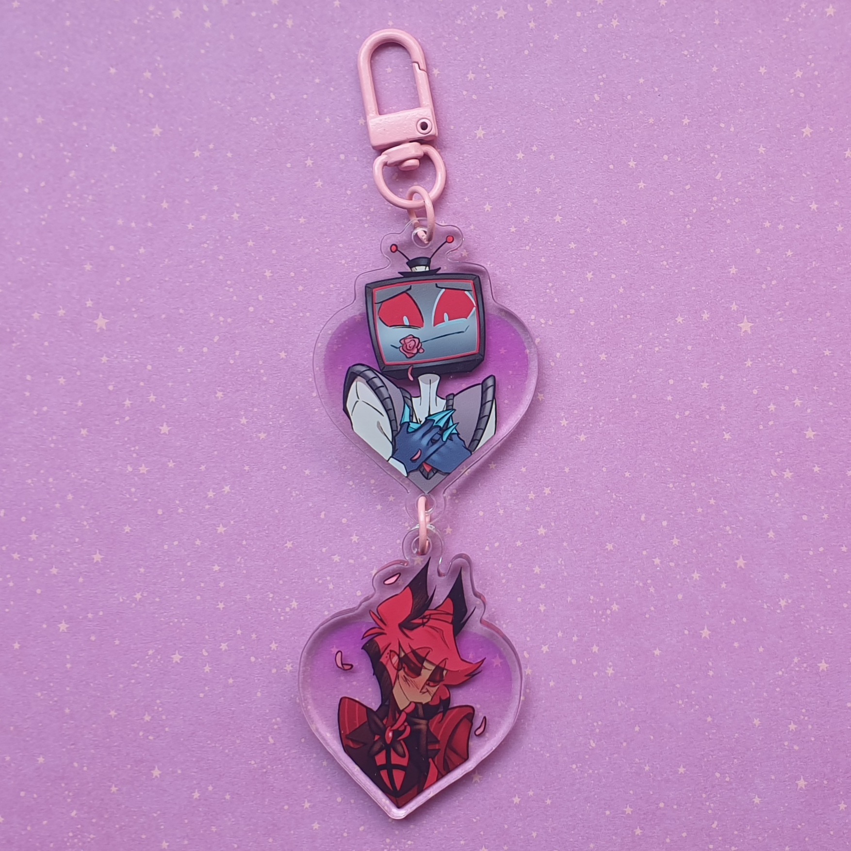 Radiostatic "Hanahaki Disease" Keychain