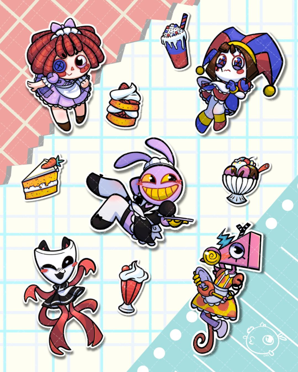 TADC Maid Cafe KEYCHAIN SET