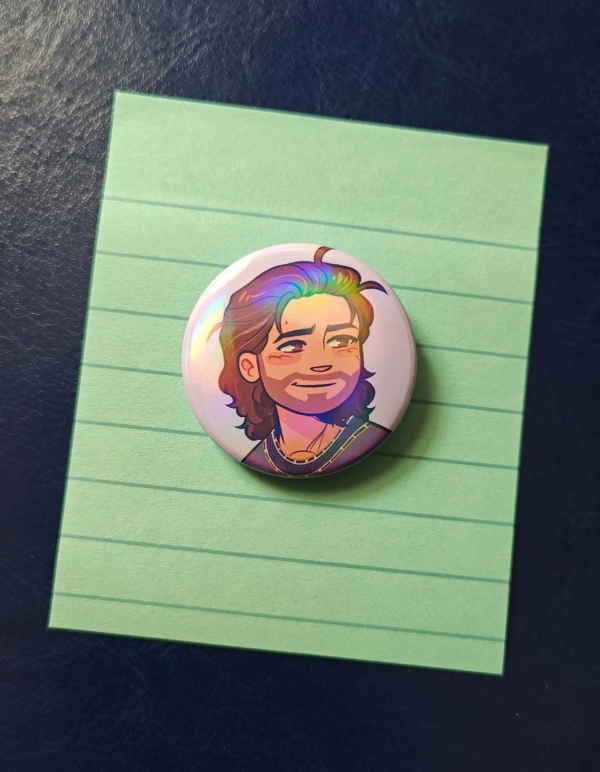 Gale Dekarios Button Pin