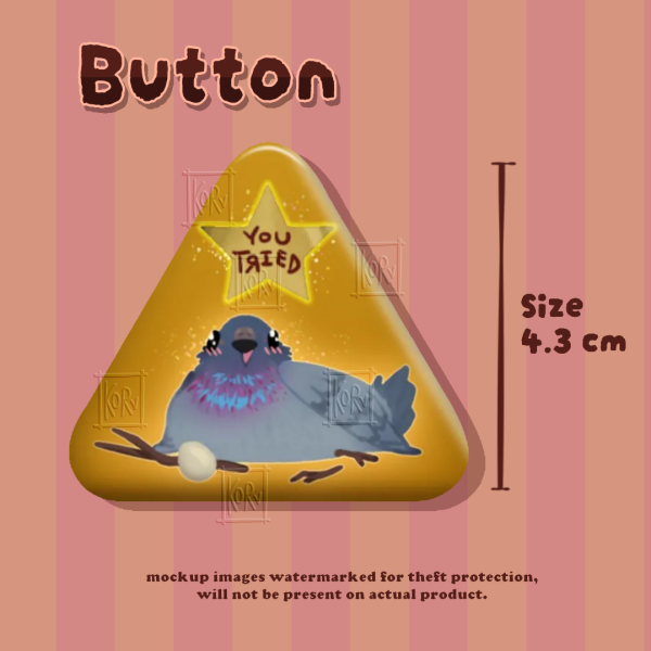 pigeon nest ✧ button