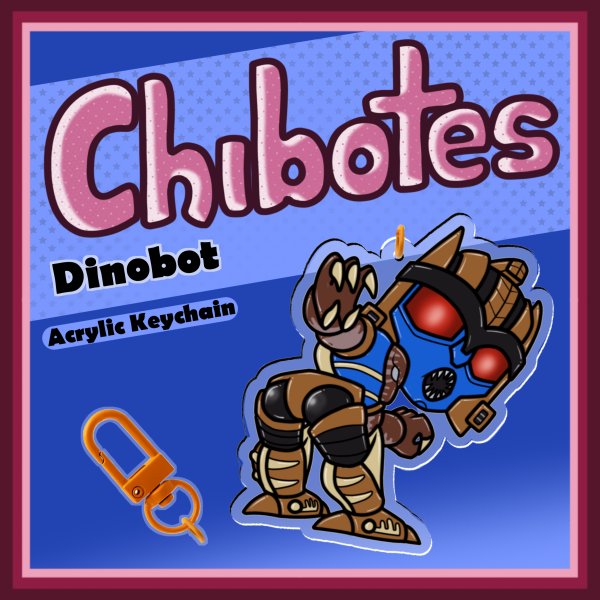 Dinobot - Chibotes - Acrylic Keychain