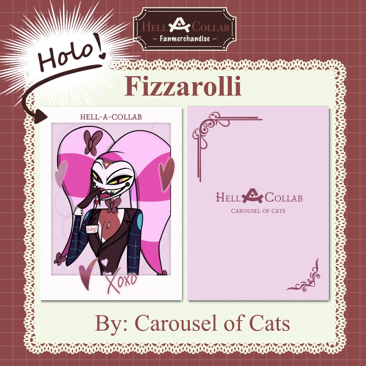 Butler Fizzarolli Holo Fancard || Maid Cafe Hell-a-Collab