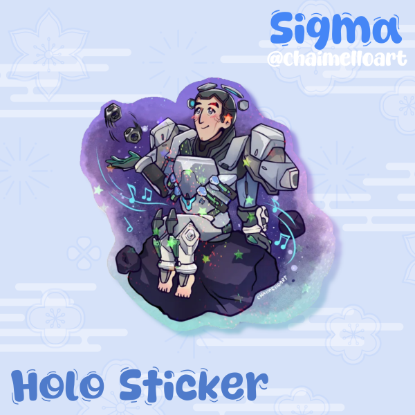 Sigma in the Universe - Holo Die Cut Sticker