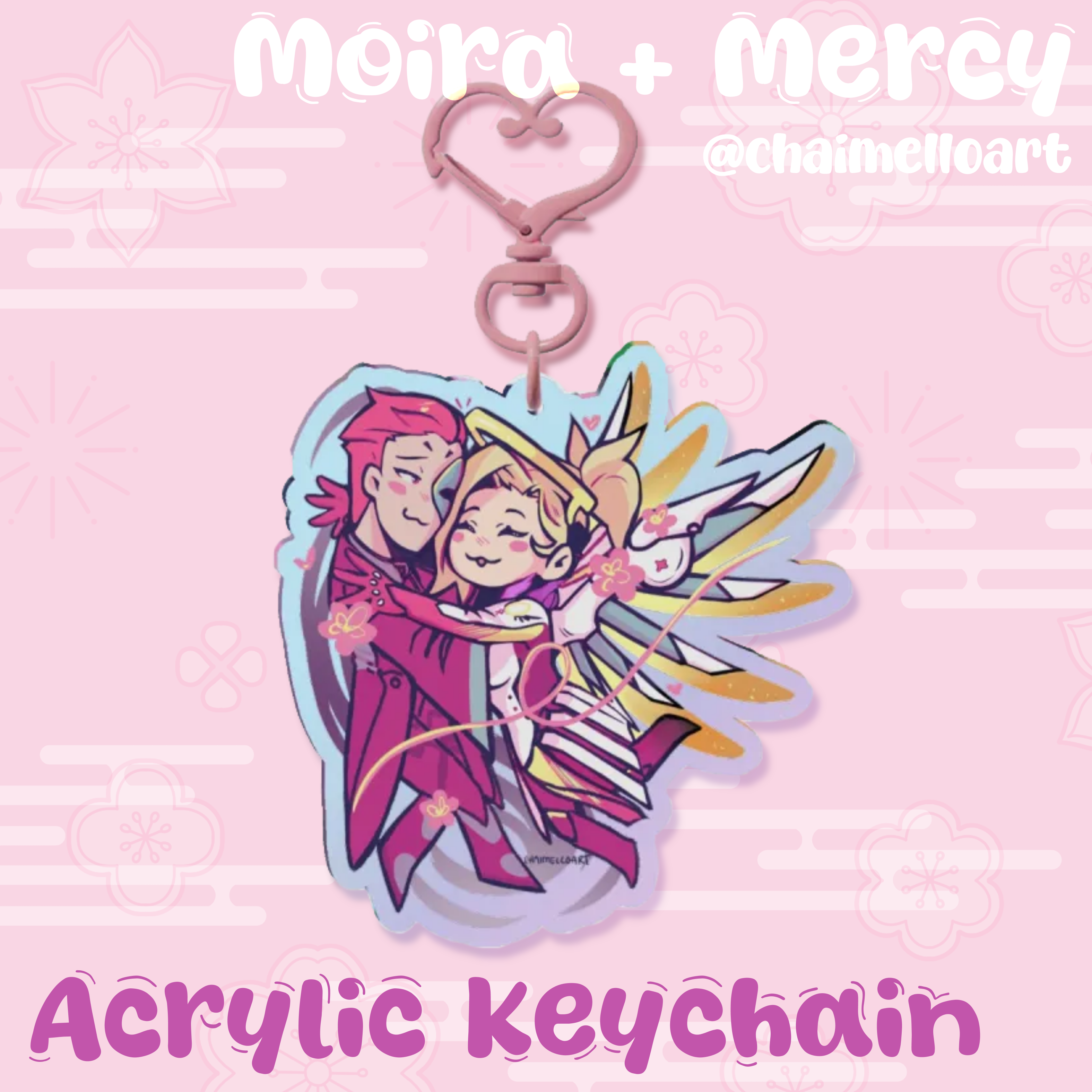 "I've Got You" 🎔 Rainbow Acrylic Keychain