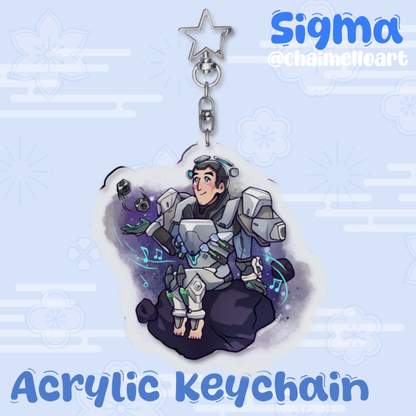 Sigma in the Universe - Clear Acrylic Keychain