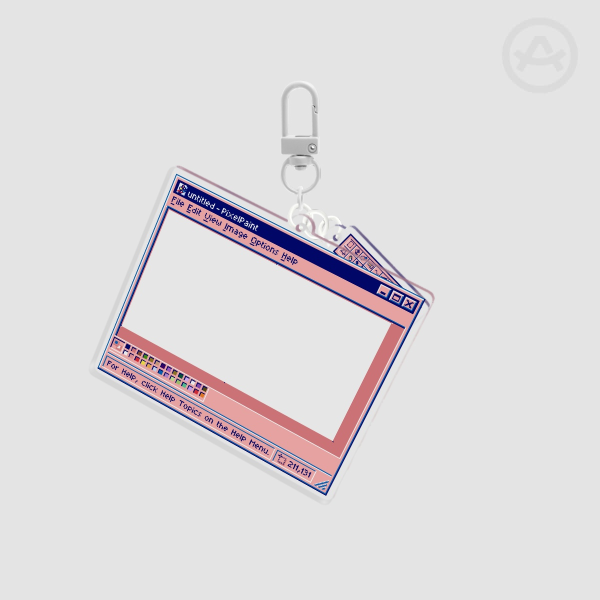 PixelPaint 2-Piece Keychain