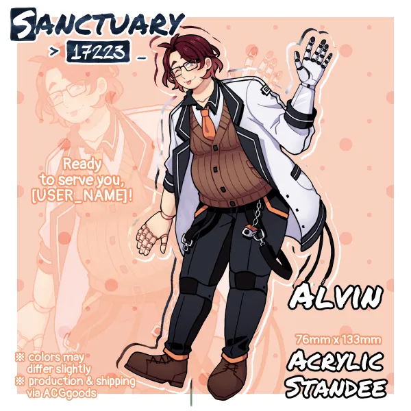 Alvin Acrylic Standee 【Sanctuary 17223】