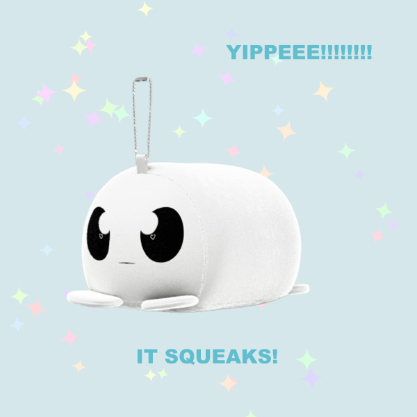 TBH Creature SQUEAKY Mochikororin Plush Keychain