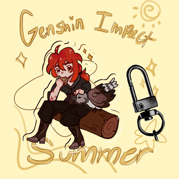 Summer S'mores Diluc Keychain