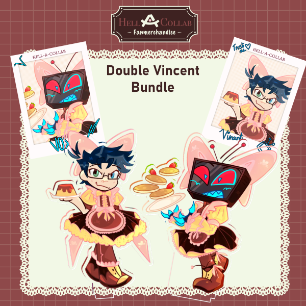 Double Vincent Set || Maid Cafe Hell-a-Collab