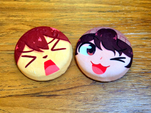 Plush Badge Set