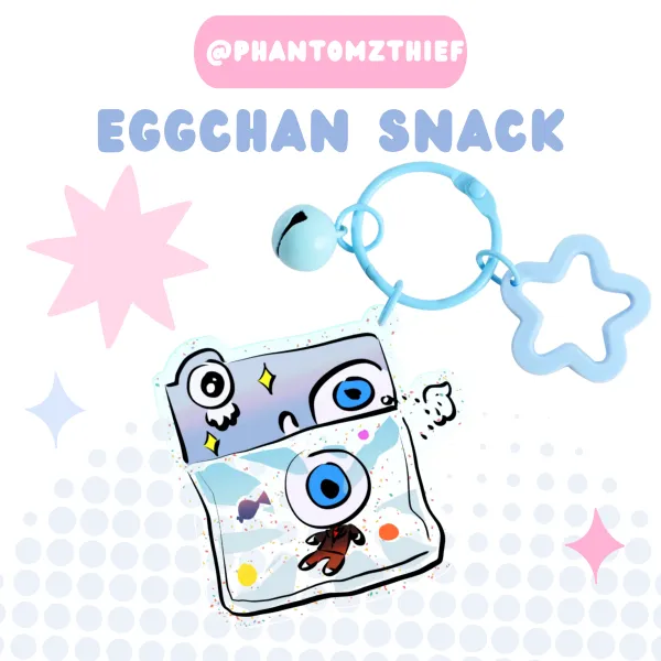 Eggchan Snack Keychain