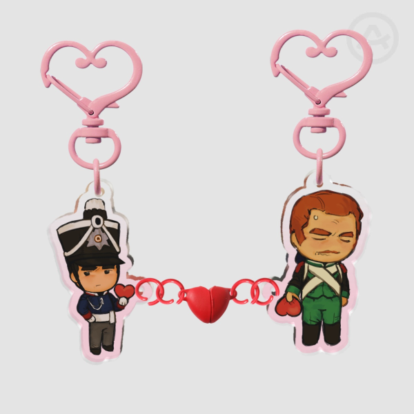Napoleonic  -  TeaBell Magnet Keychains  !