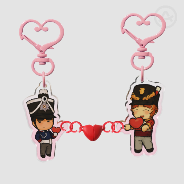 Napoleonic  -  TeaParty Magnet Keychains  !