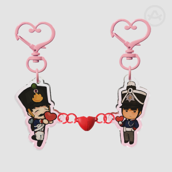 Napoleonic  -  TeaBiscuit Magnet Keychains  !