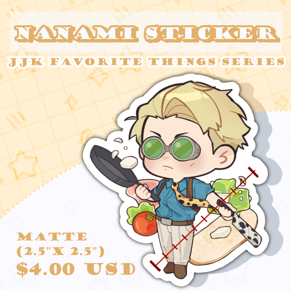 Nanami's Favorite Things Stickers