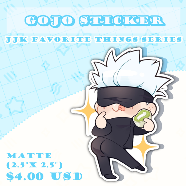Gojo's Favorite Things Stickers