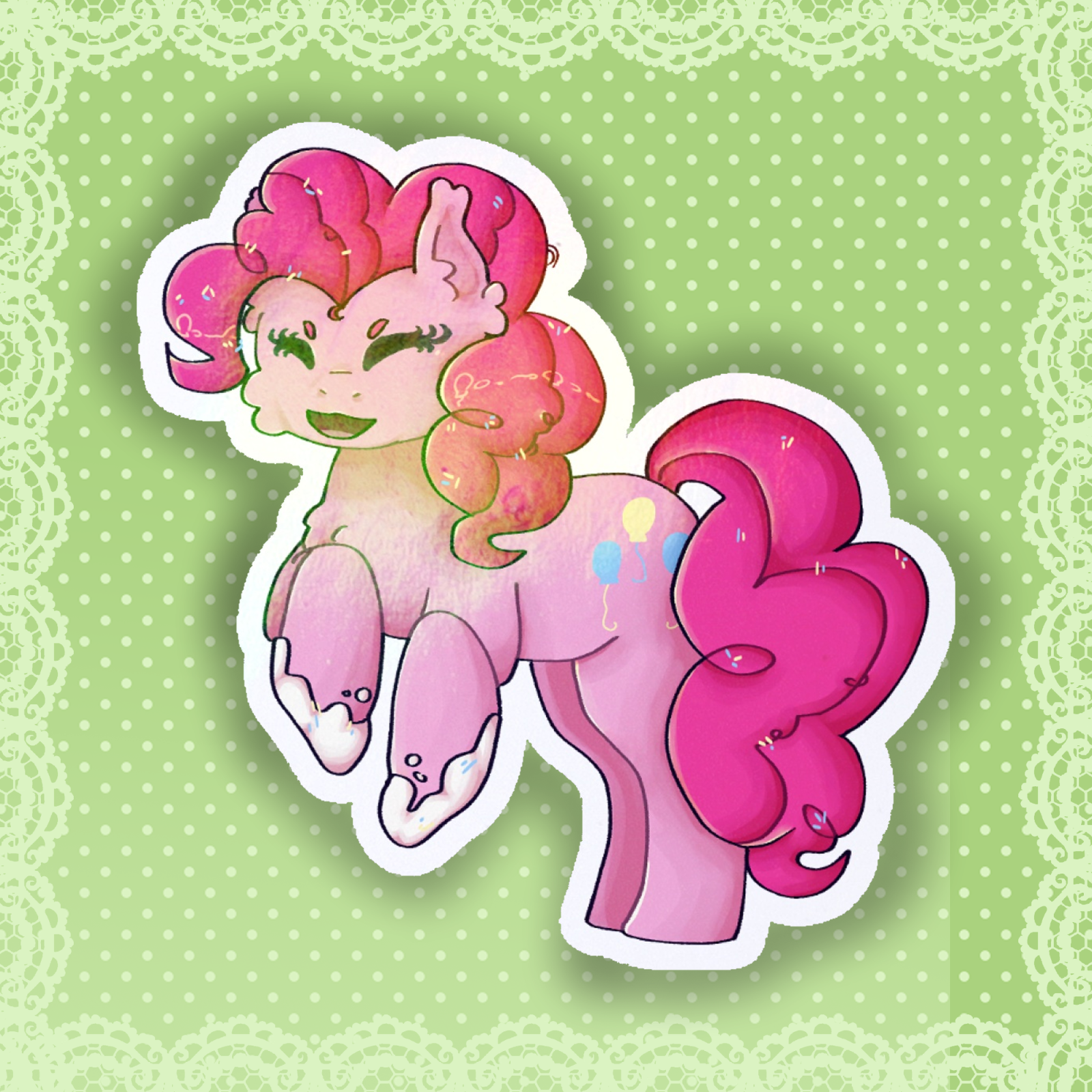 Pinkie Pie Sticker, MLP