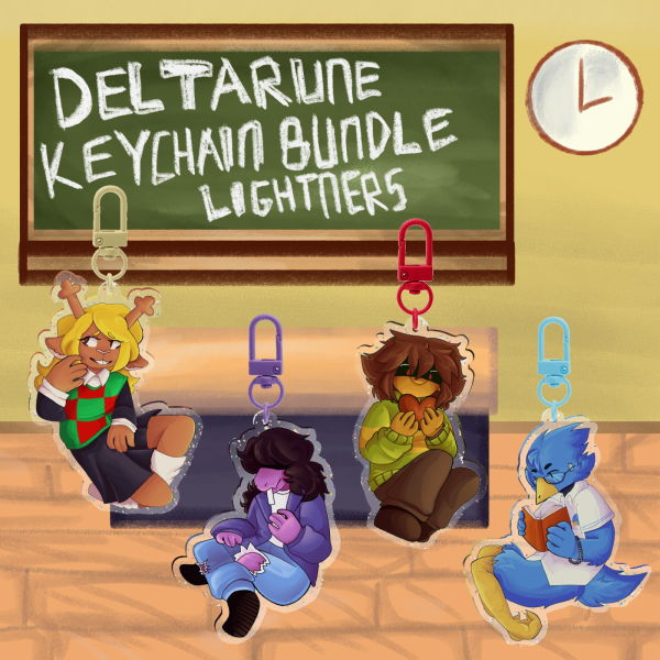 Deltarune Keychain Bundle! Lightners