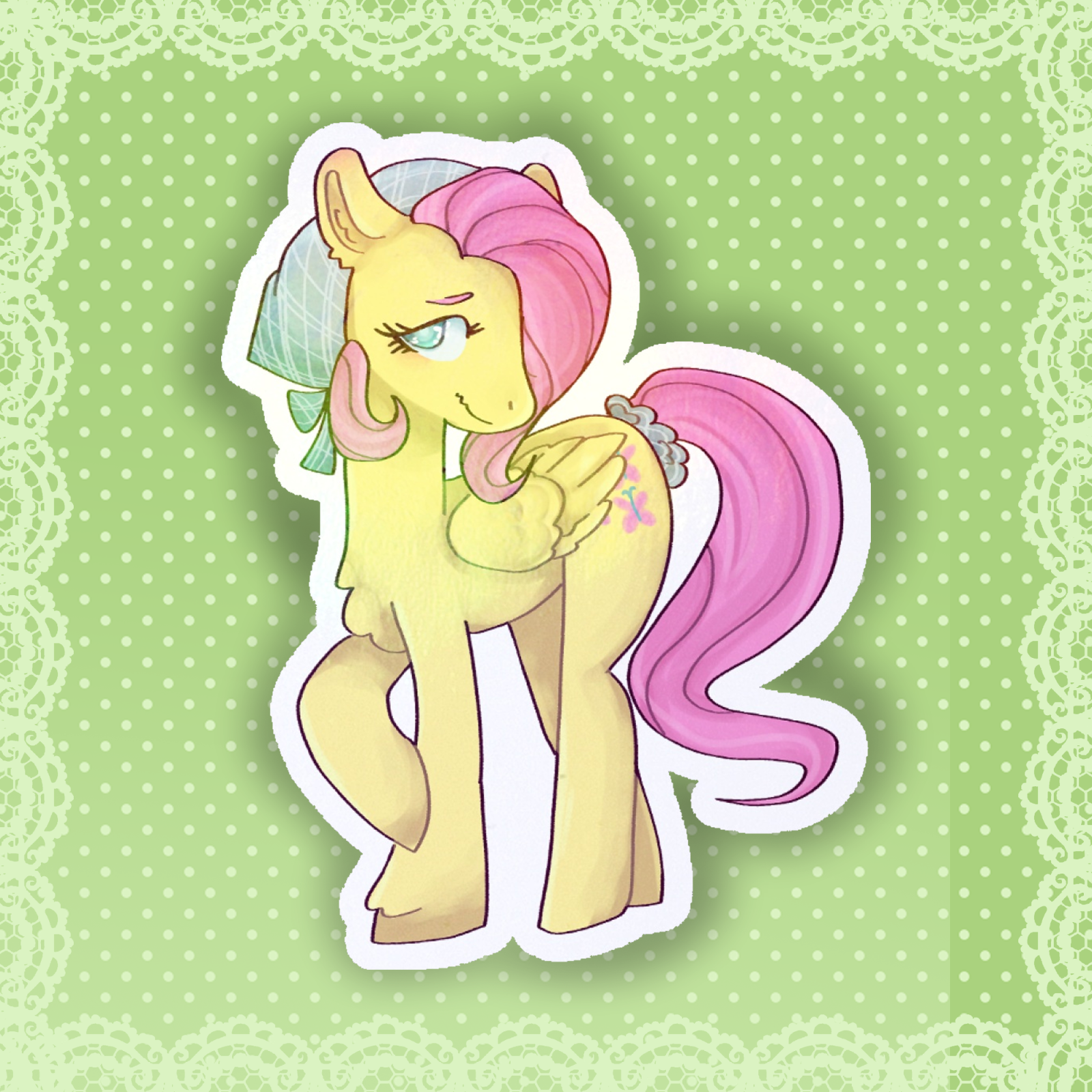 Fluttershy Sticker, MLP