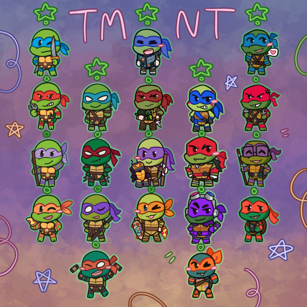 Teenage mutant ninja turtles (tmnt) Cartoon series set