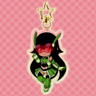 Hoppa Colored Edge Keychain