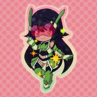 Hoppa Colored Edge Sticker