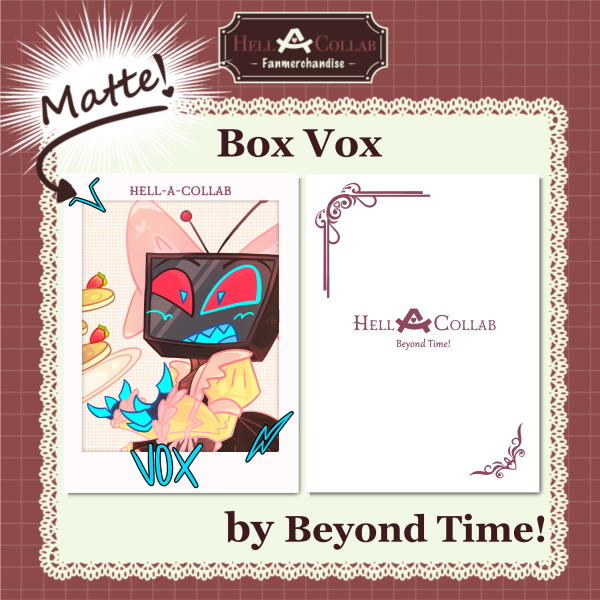 Vox (Past) Photocard || Maid Cafe Hell-a-Collab