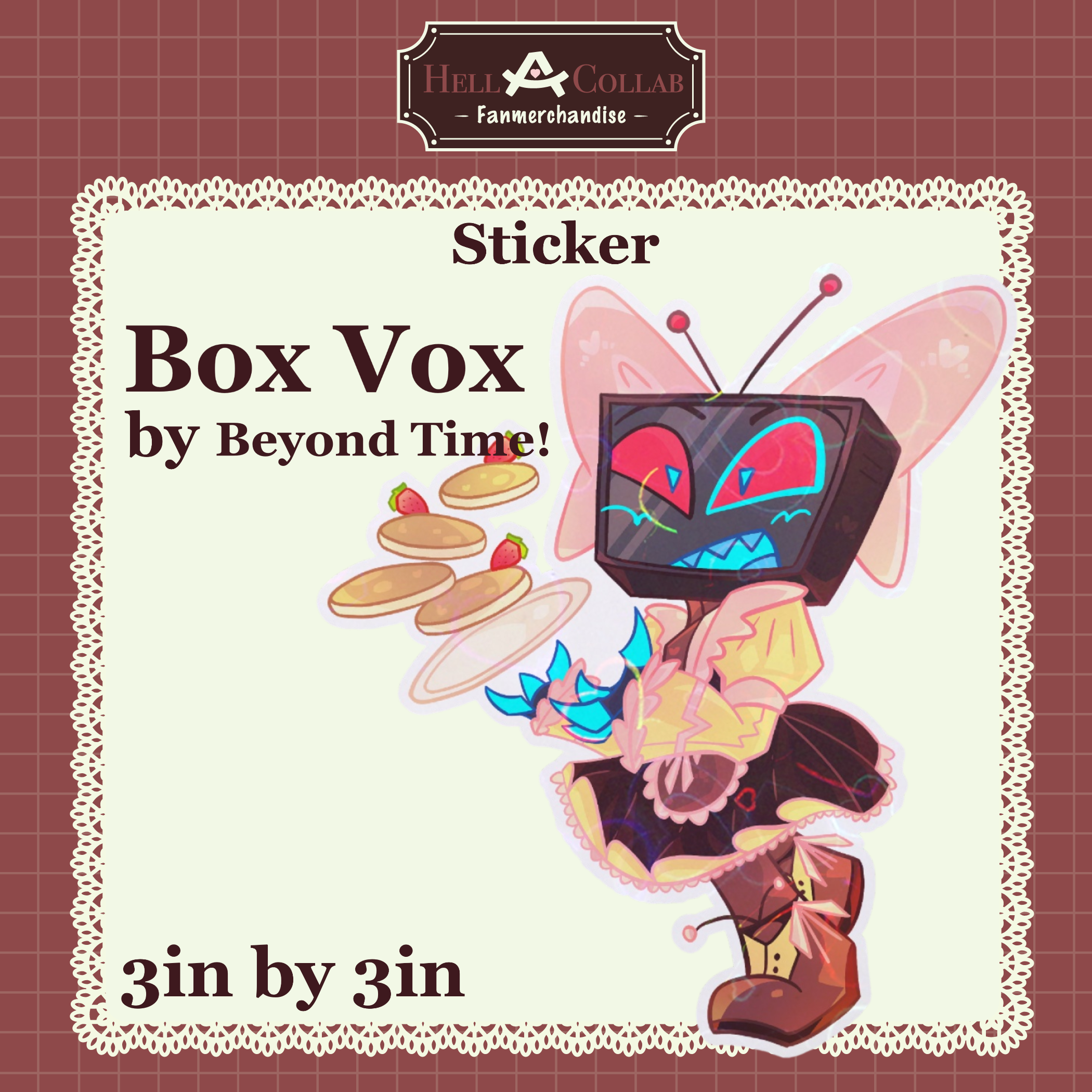Vox (Past) Sticker || Maid Cafe Hell-a-Collab