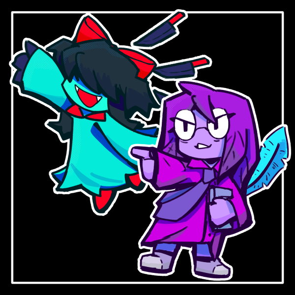 Deltarune Aqua and Seth Keychain Pack