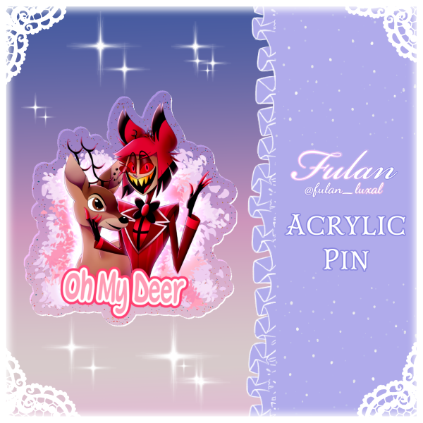 Oh my deer Alastor・Acrylic Pins