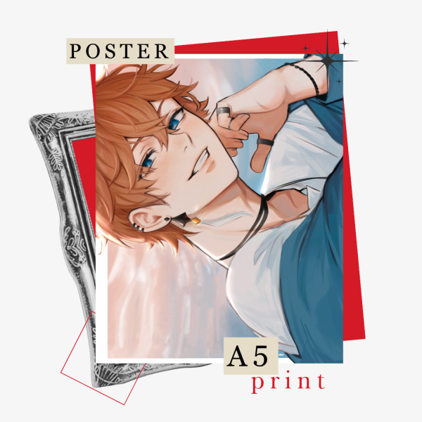 [Genshin Impact] Earring Switch - Childe A5 Poster